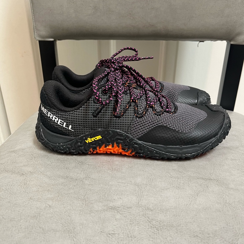 Merrell Women's Trail Glove 7 Barefoot Trail Shoe Black/Multi Size 6.5 NWOB - Picture 5 of 11